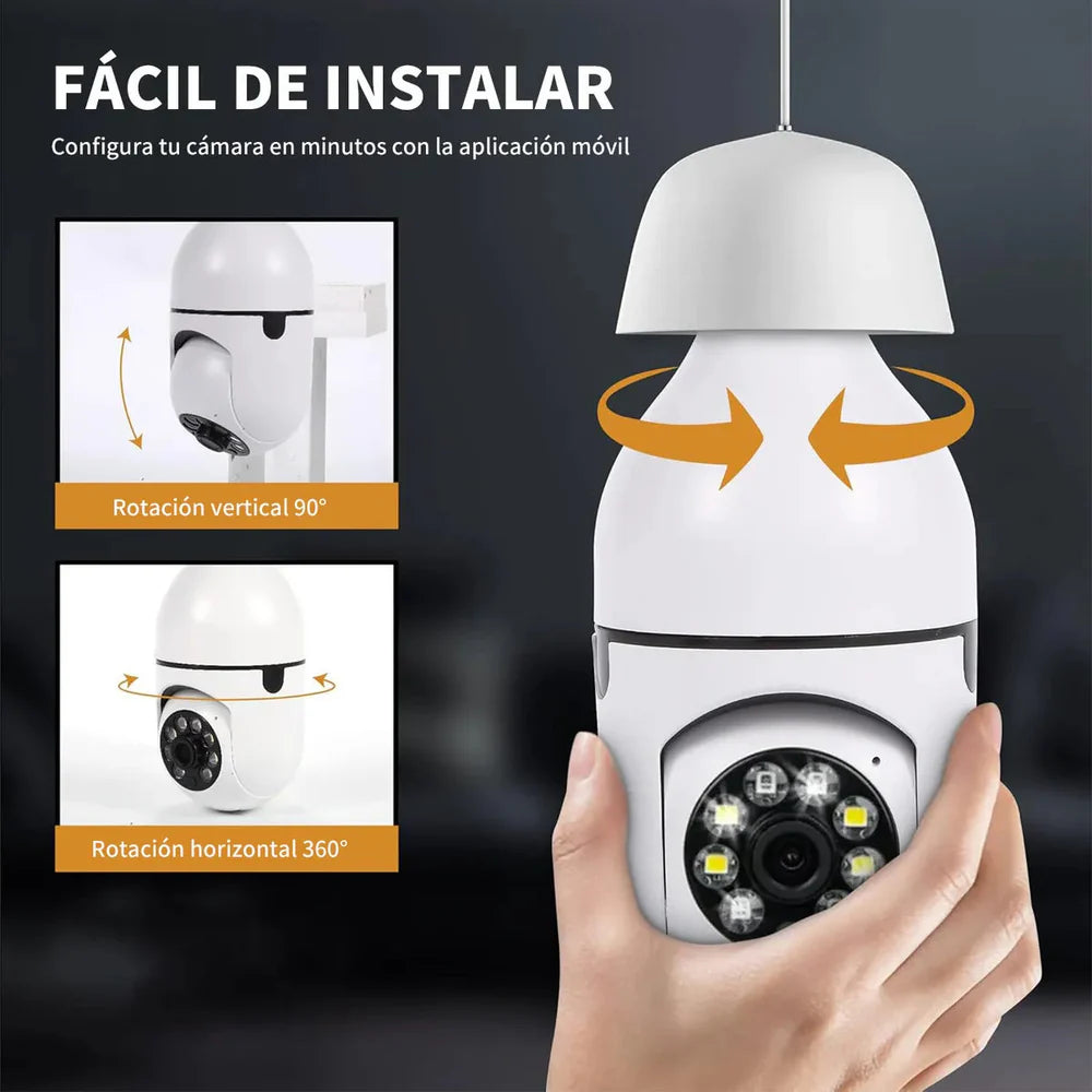 Camara Foco De Seguridad Hd Panoramica