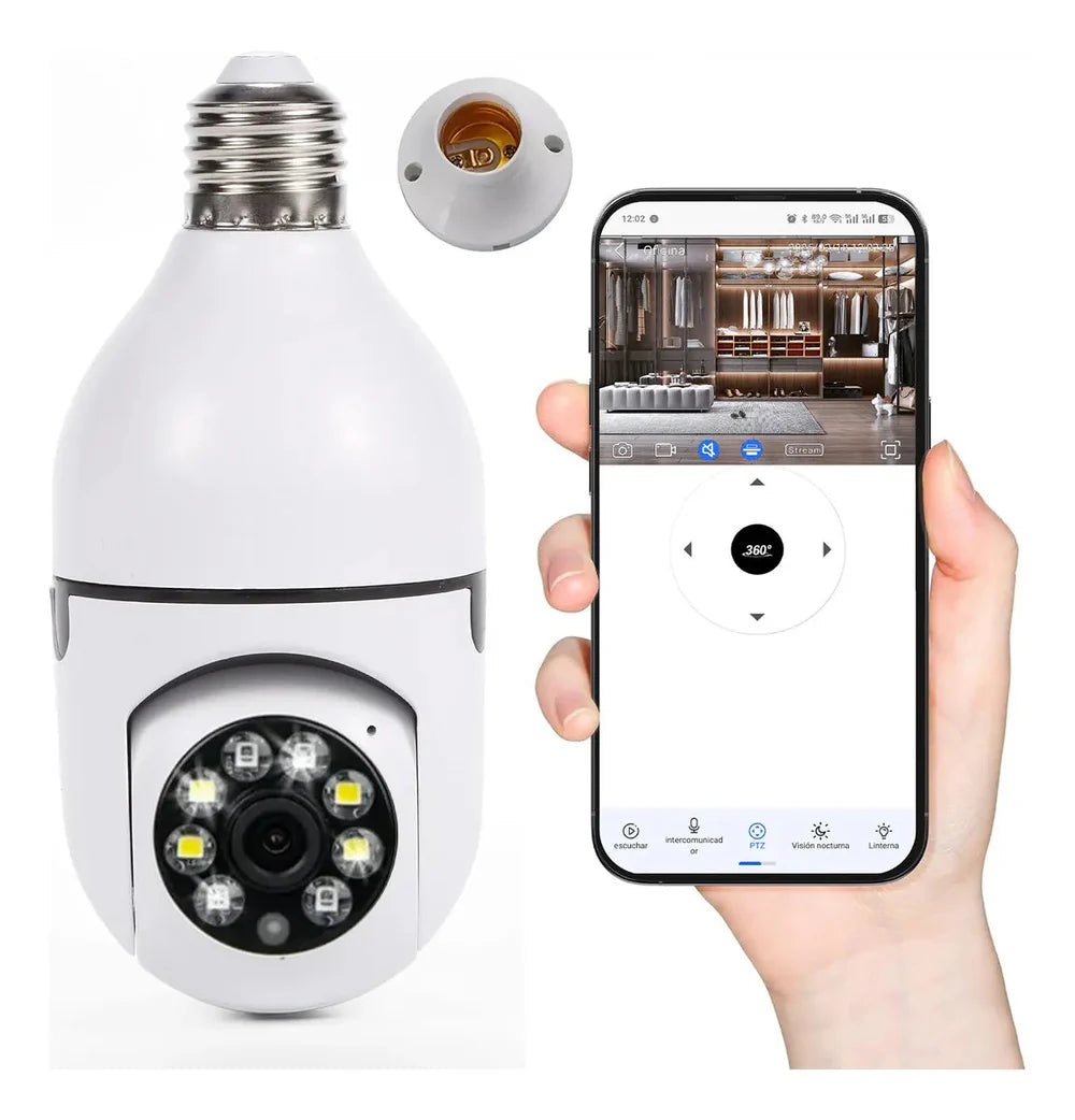 Camara Foco De Seguridad Hd Panoramica