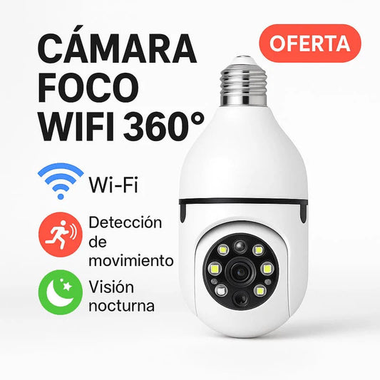Camara Foco De Seguridad Hd Panoramica